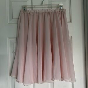 NEW Ballet light Pink Chiffon Rehearsal Aurora Skirt